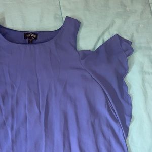 Cold Shoulder Baby Blue